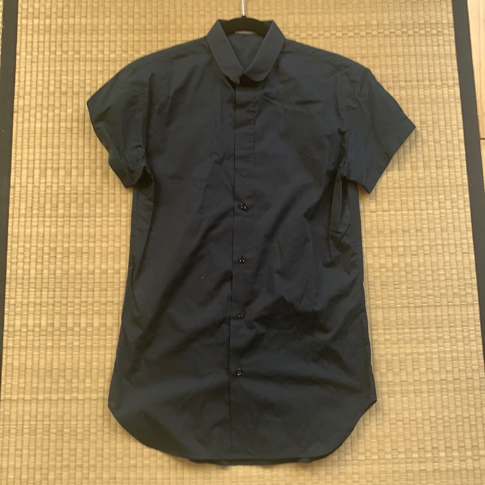 Dior homme cotton shirt navy black